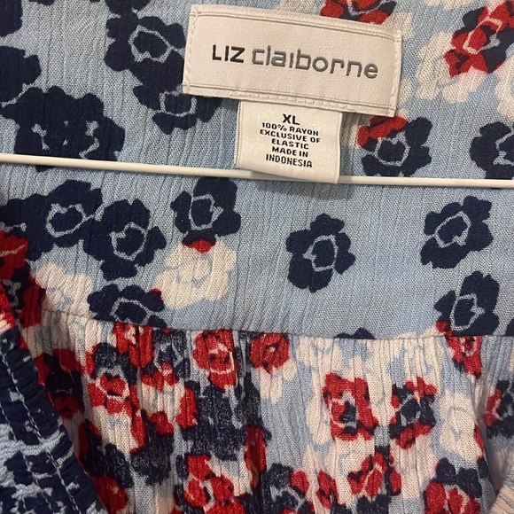 Liz Claiborne sleeveless top XL - Picture 2 of 5